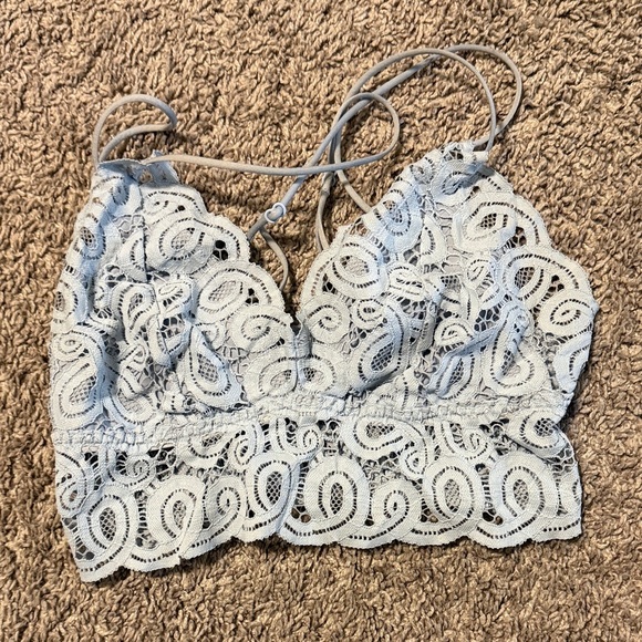 Victoria's Secret Tops - Victoria's Secret Lace Camisole - Light Gray